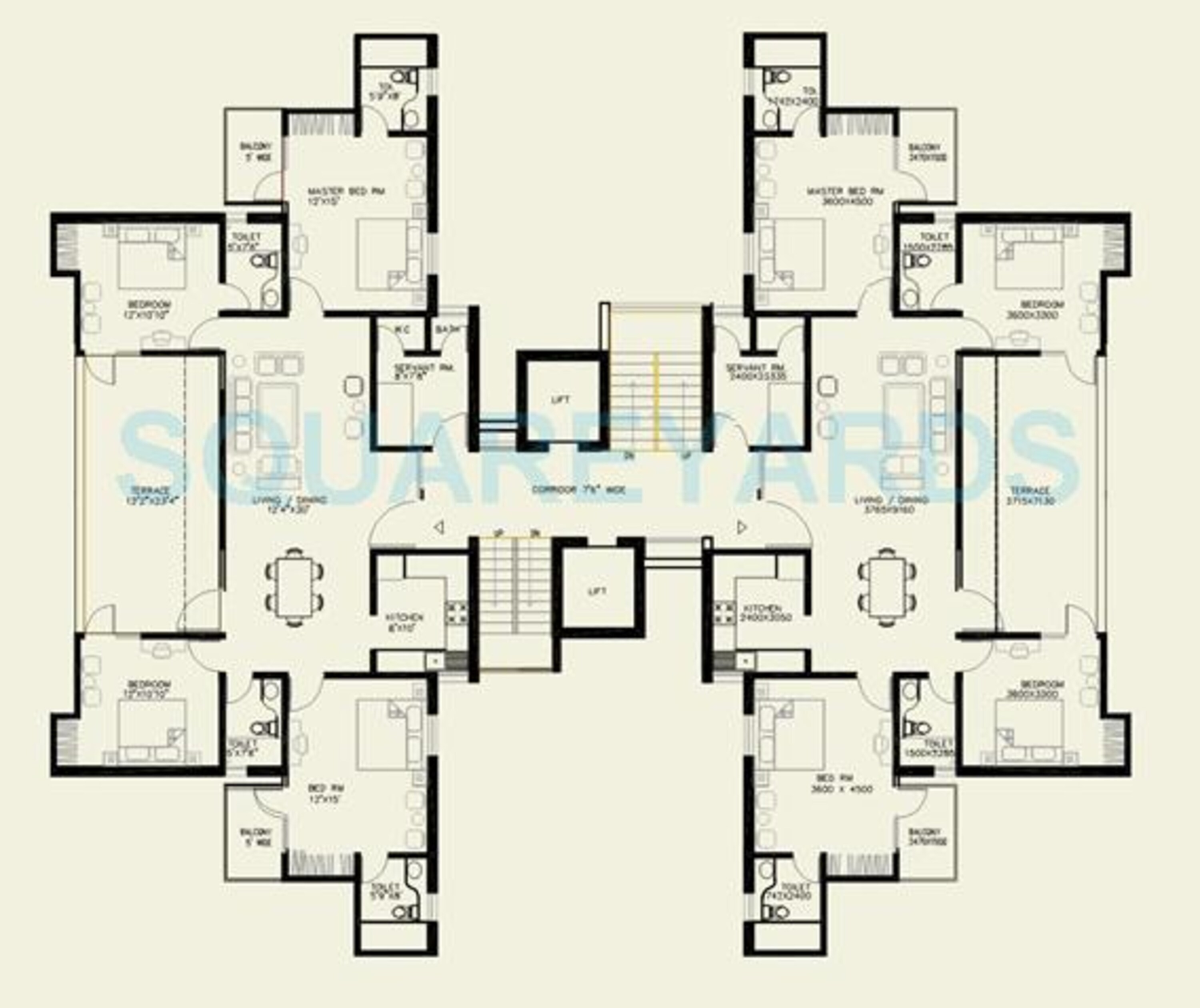 omaxe green valley penthouse 4bhk 2010sqft 1
