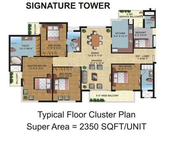  4 BHK Apartment at Omaxe Spa Village, Sector 78 – for Sale