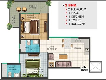  2 BHK Apartment at Origin Promoters Floridaa, Sector 82 – for Sale