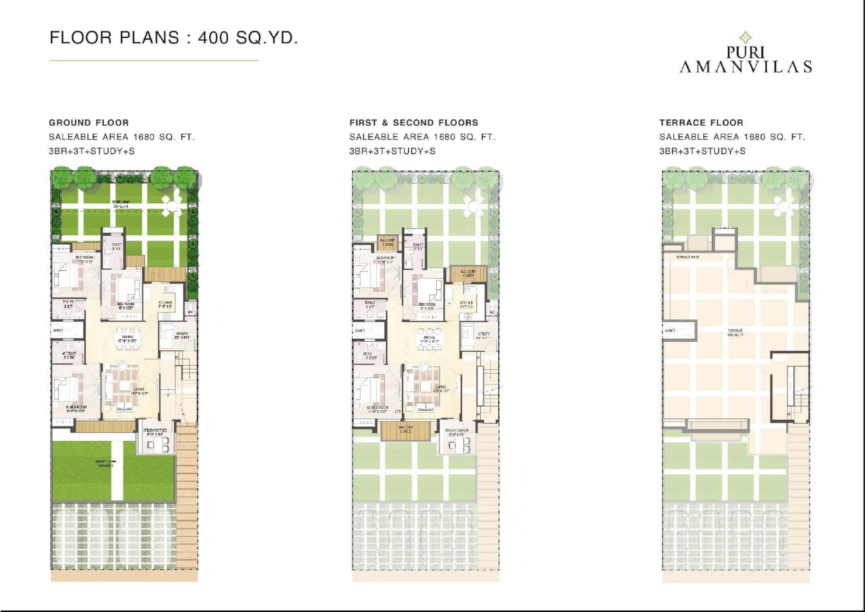 puri aman vilas ind floor 3bhk st 1680sqft 1