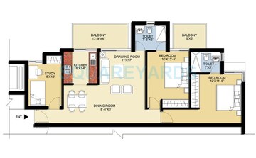  2 BHK Apartment at Puri Pratham, Sector 84 – for Rent
