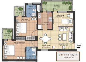ras palm residency apartment 2 bhk 1240sqft 20203908103951