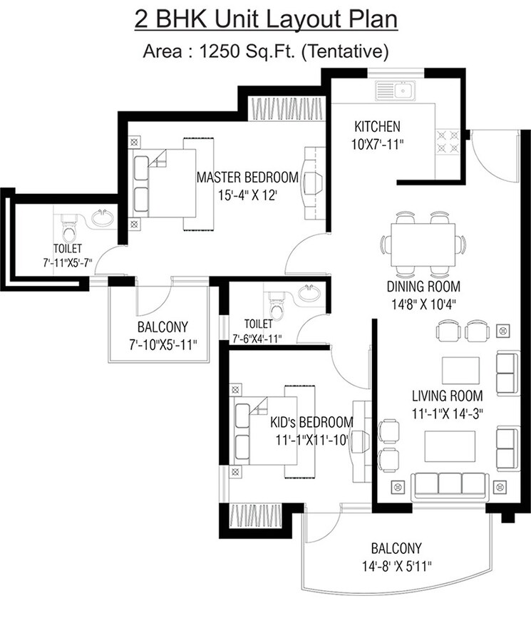 Other, rps-savana 2 Bedroom 955 Sq.Ft. Apartment In Sector 88 Faridabad 8849245