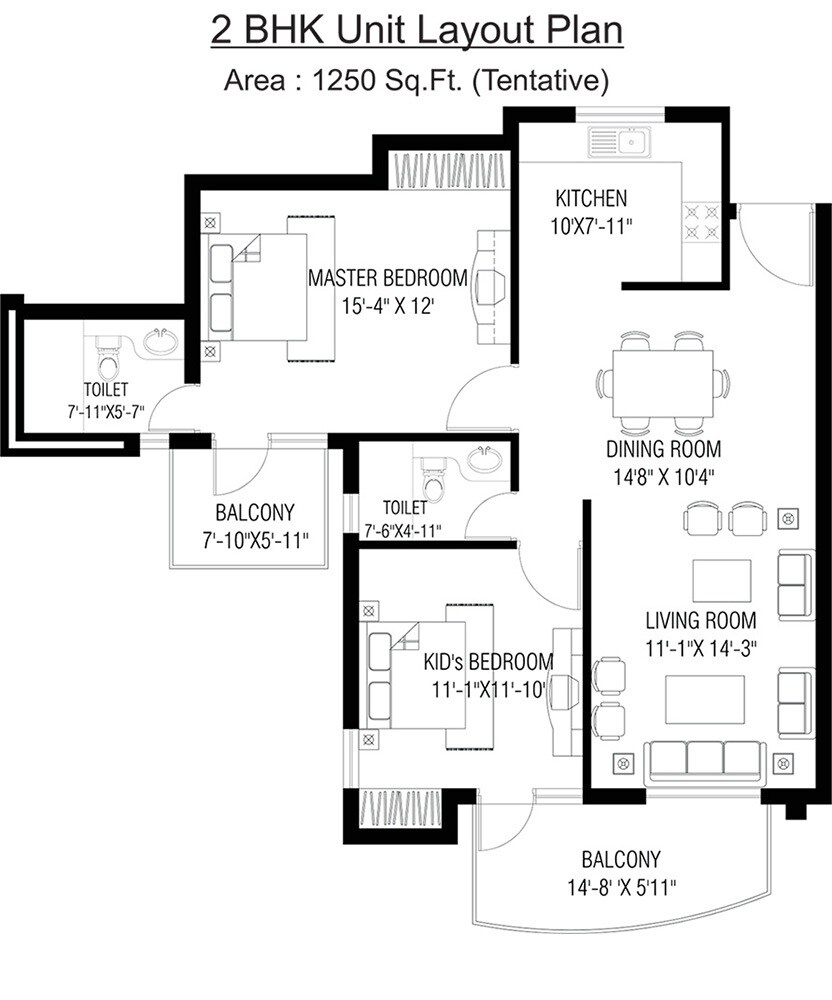 Other, rps-savana 2 Bedroom 1190 Sq.Ft. Apartment In Sector 88 Faridabad 9319409