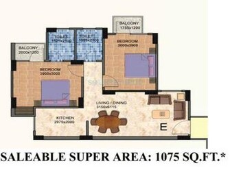 2 BHK Apartment For Resale in Shiv Sai Vatika Apartments Sector 63 Faridabad  7783016