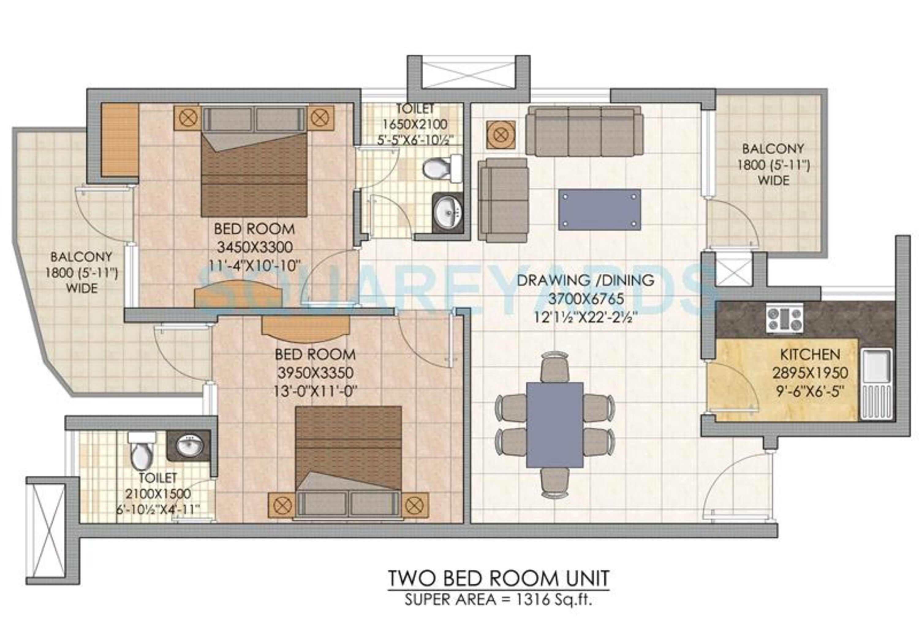 slf indraprastha apartments apartment 2bhk 1316sqft 1