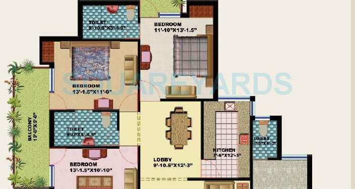 zion lakeview apartment 4bhk 2095sqft 1