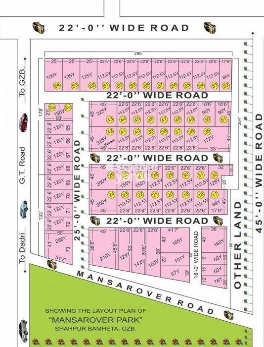 Aarvanss Mansarovar Colony Master Plan 1