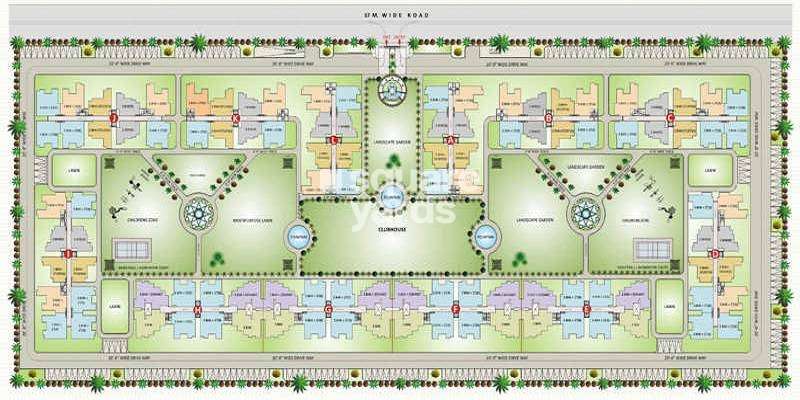 adarsh mantra meadows project master plan image1