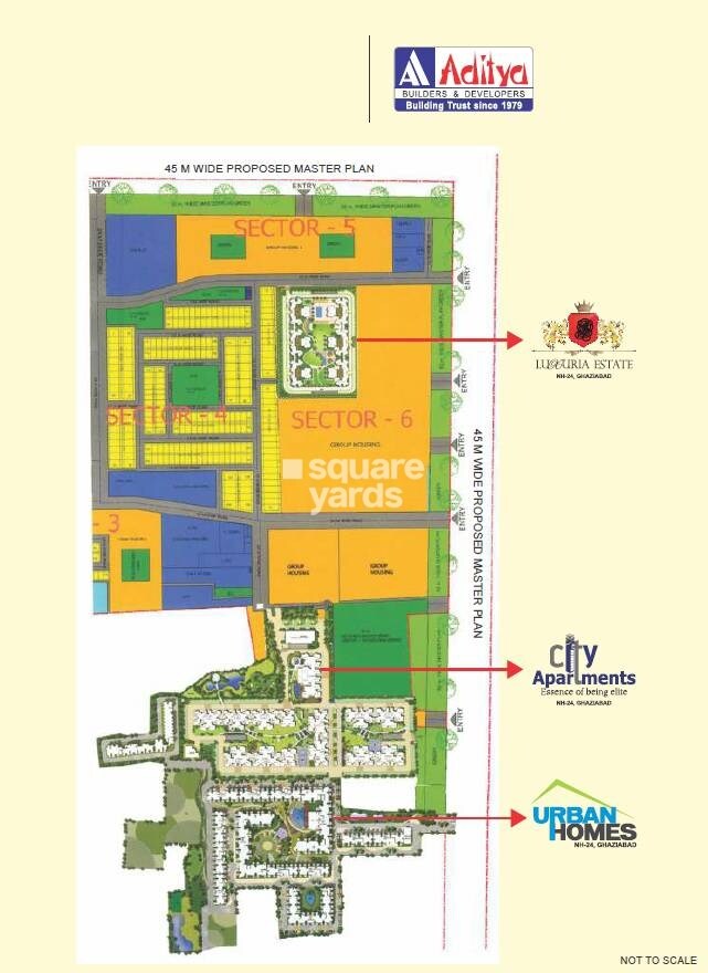 Aditya City Apartments Master Plan 1