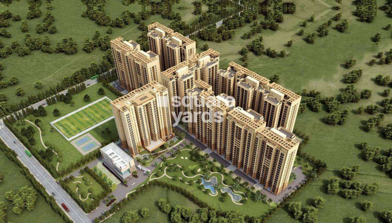 aditya city apartments project tower view1