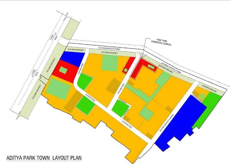 Aditya Park Town Master Plan Image