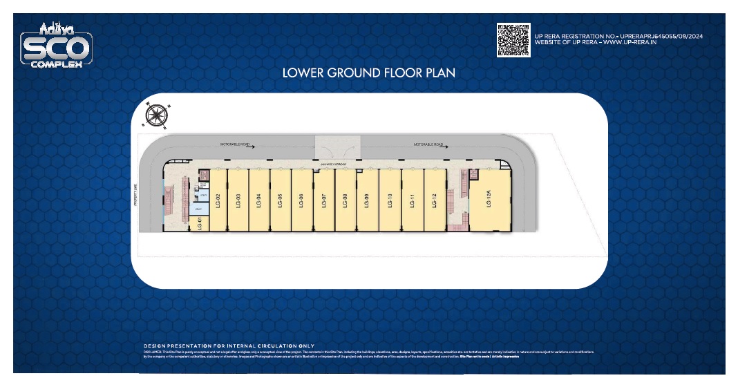 Aditya SCO Complex Floor Plans