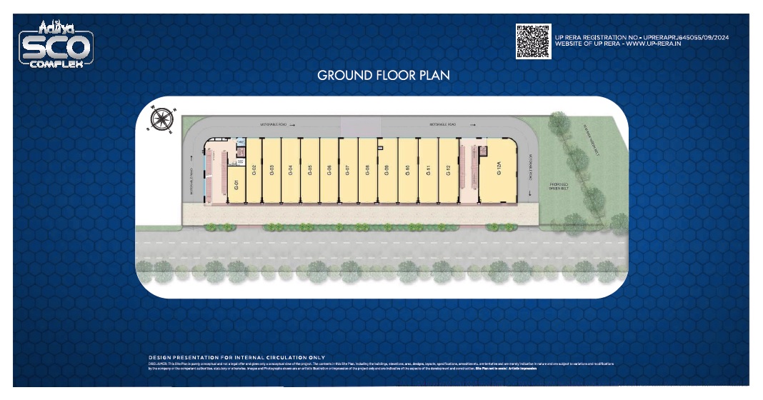 Aditya SCO Complex Floor Plans