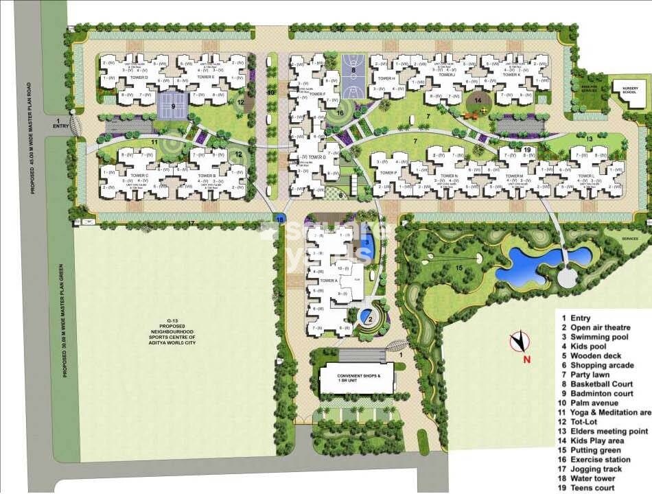 Aditya World City Residences Master Plan 1