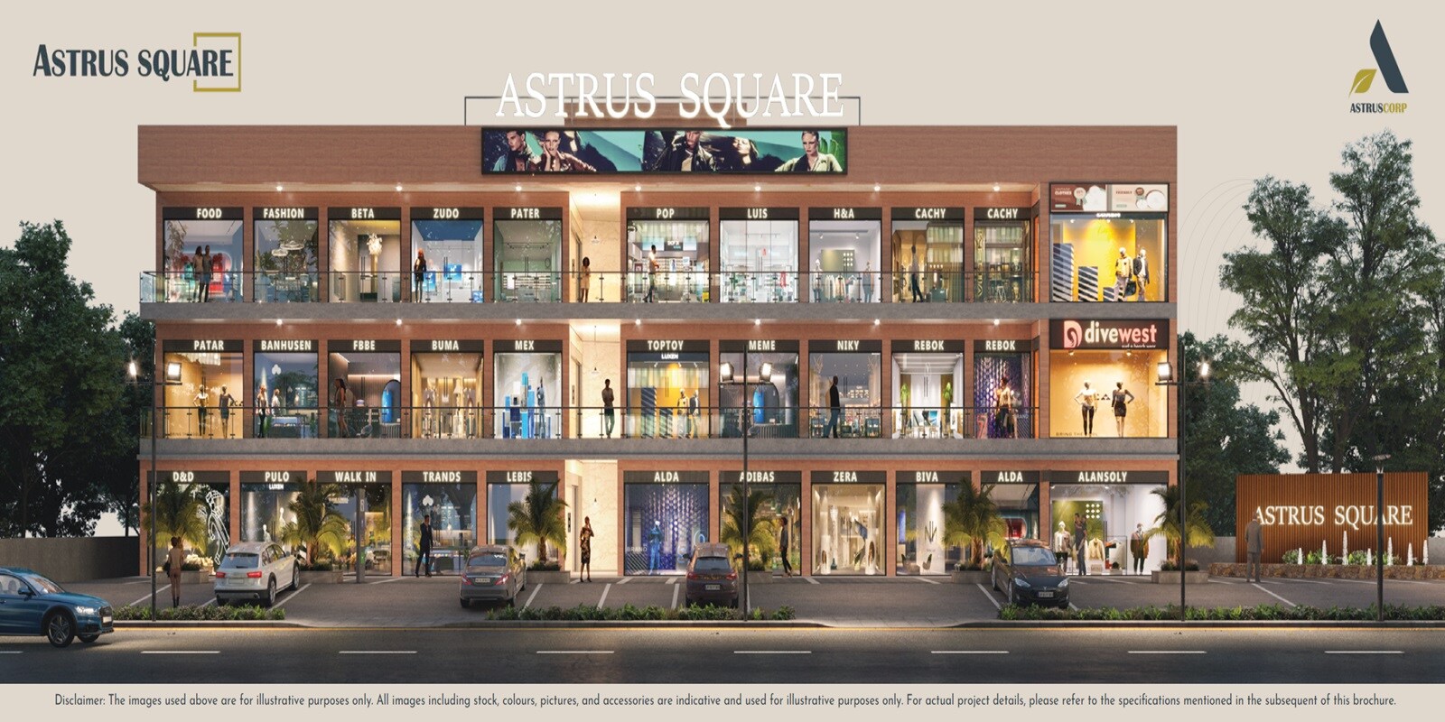 Advent Astrus Square residential project in Swaran Jayanti Puram