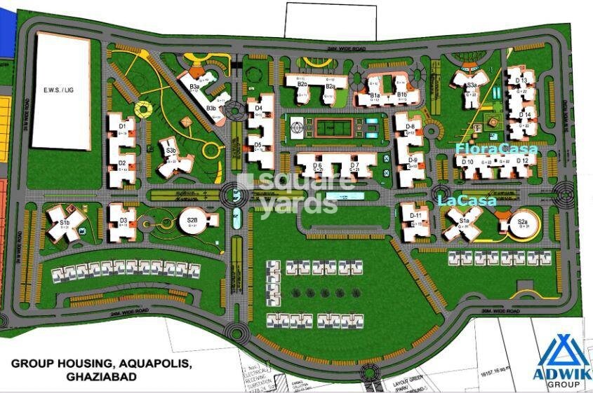Adwik Group Flora Casa Master Plan 1