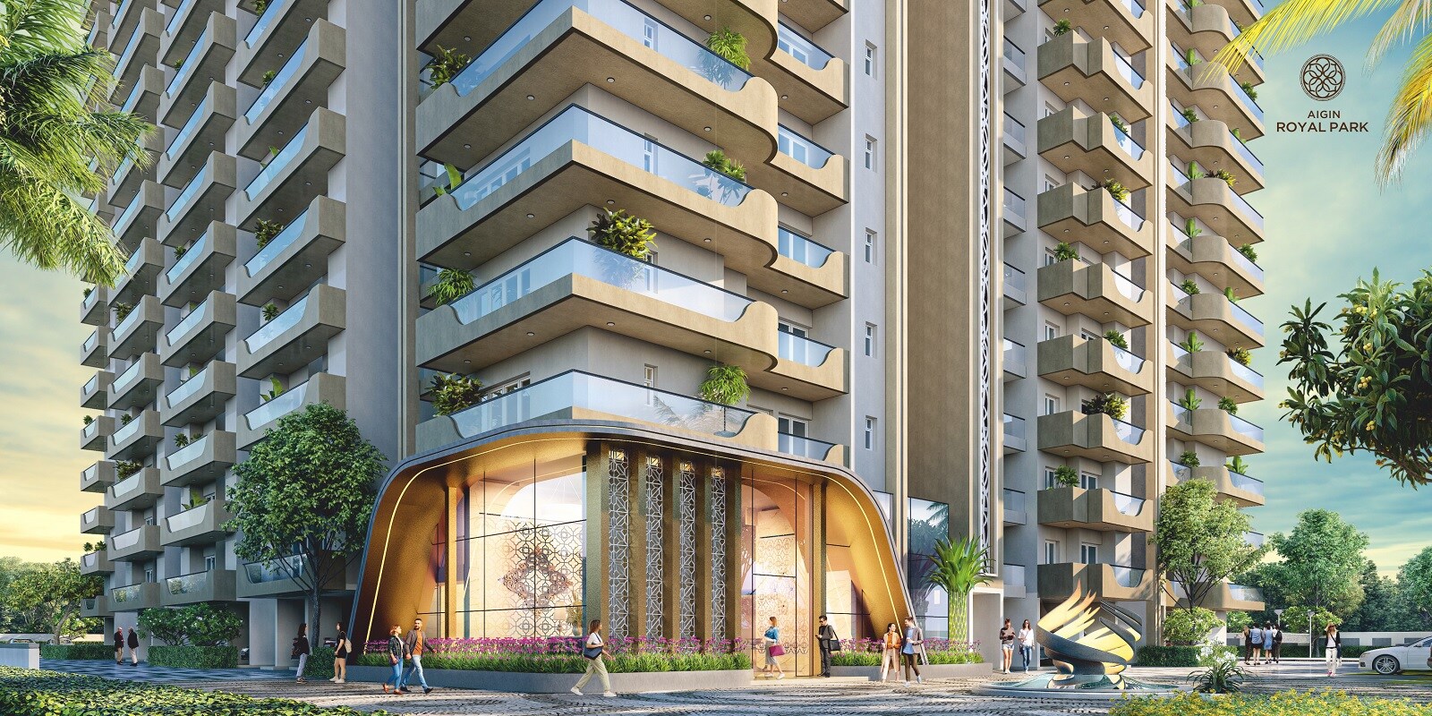 AIGIN Royal Park Apartment Exteriors