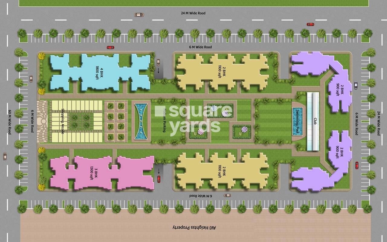 Ajnara Enclave Master Plan 1