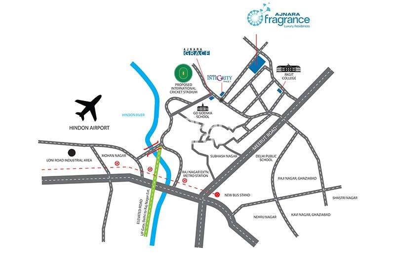 Ajnara Fragrance Location Image