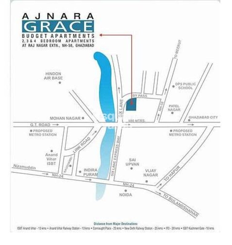 Ajnara Grace Location Image
