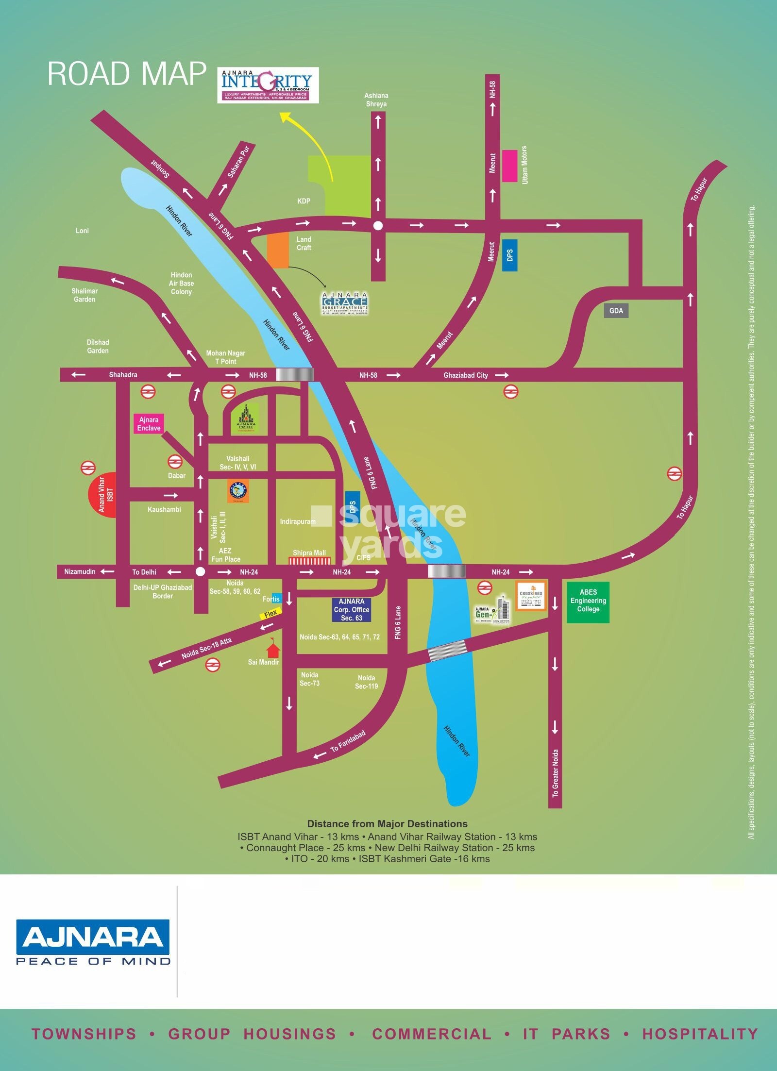 Ajnara Integrity Location Image
