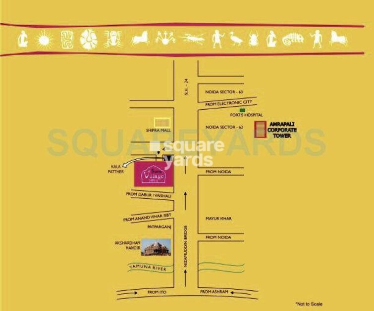 Amrapali Village II Location Image