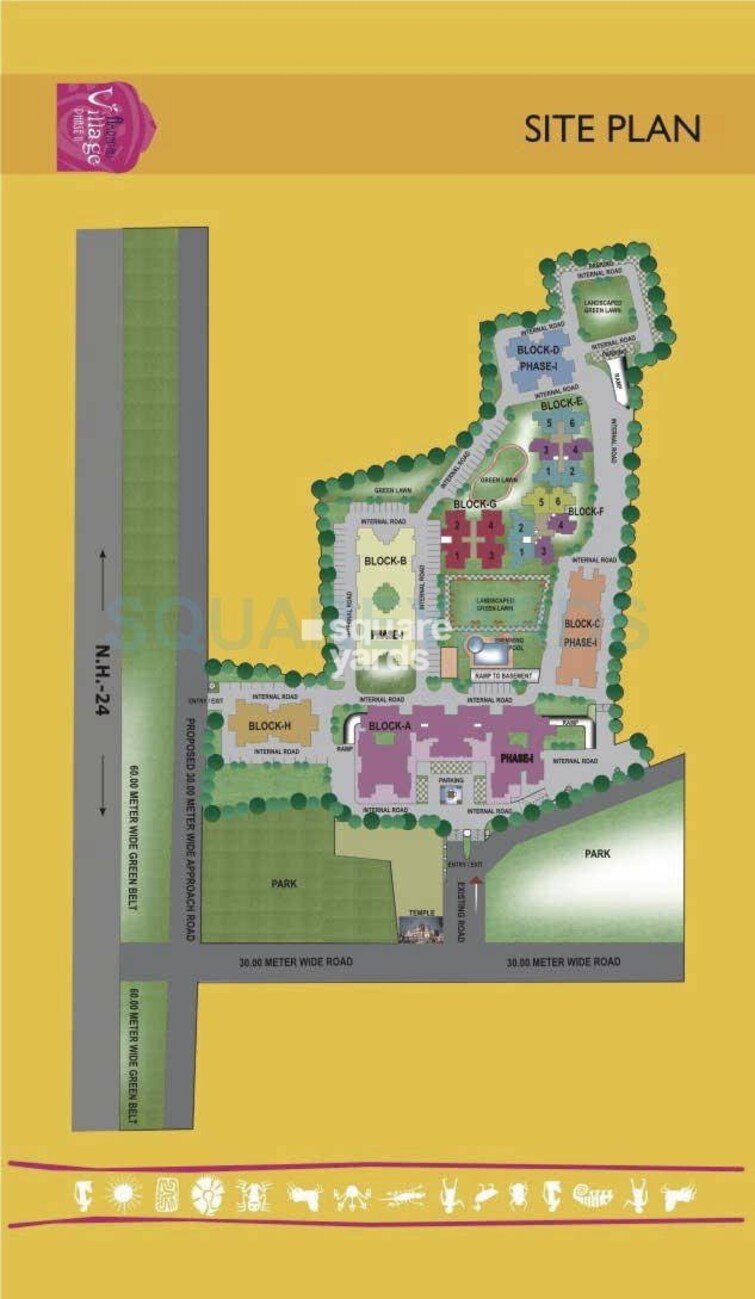 Amrapali Village II Master Plan Image