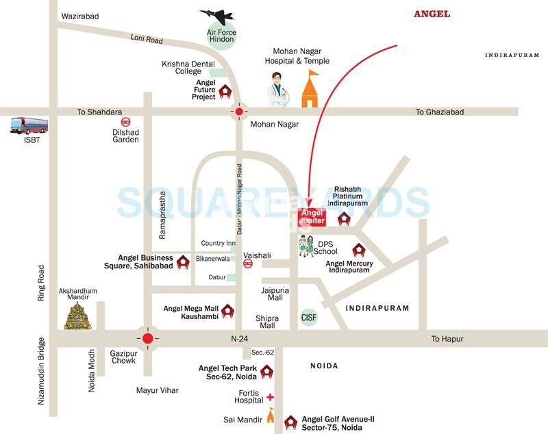 Angel Jupiter Location Image