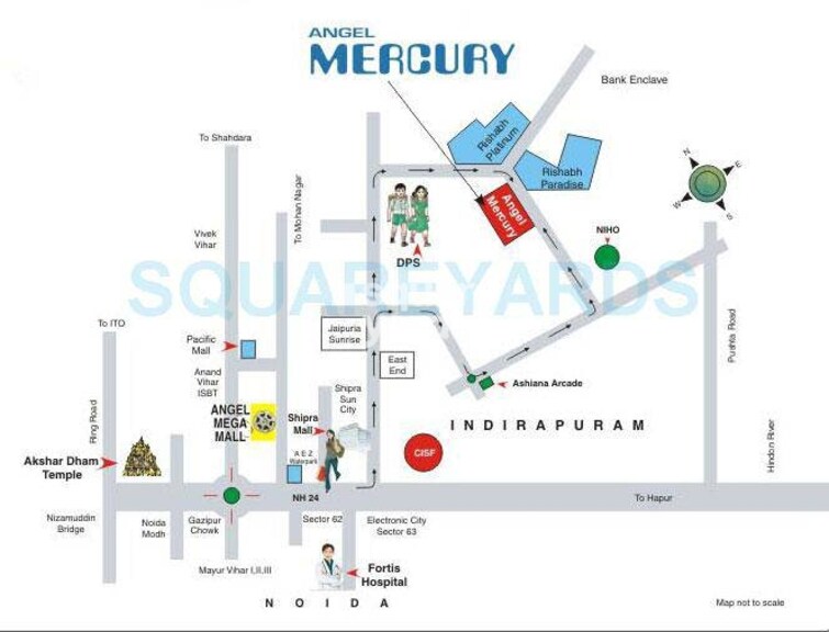 Angel Mercury Location Image