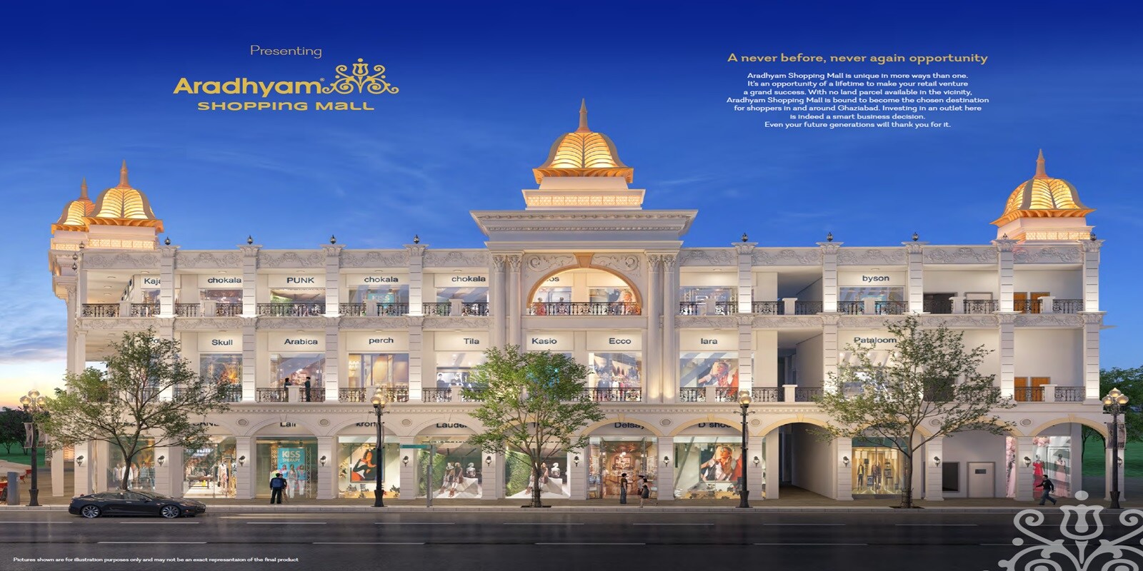 Aradhyam Shopping Mall residential project in Ashok Vatika