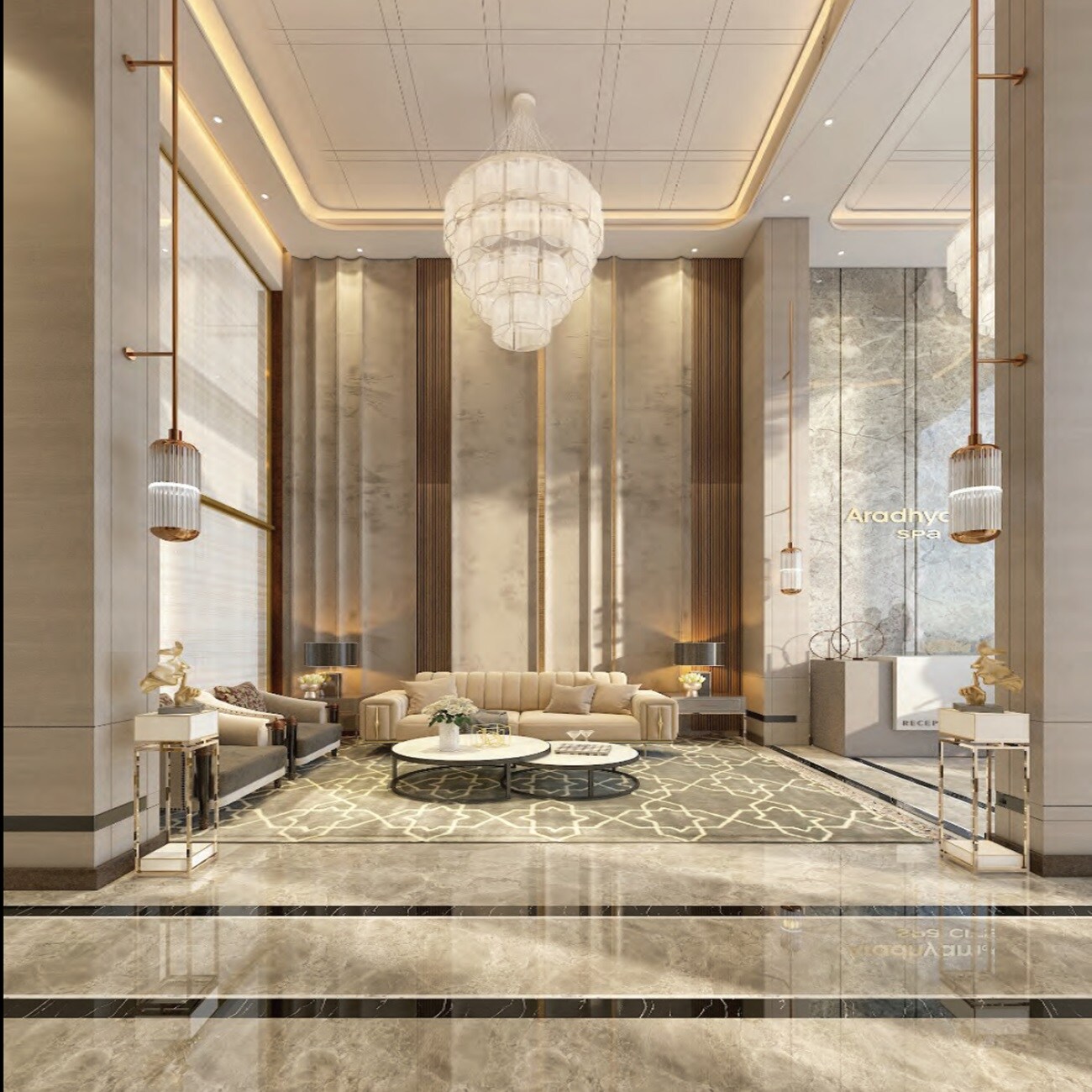 Aradhyam Spa City Apartment Interiors