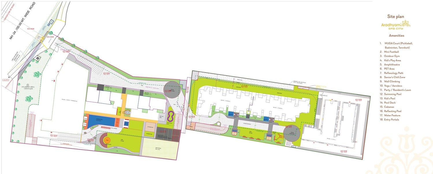 Aradhyam Spa City Master Plan Image