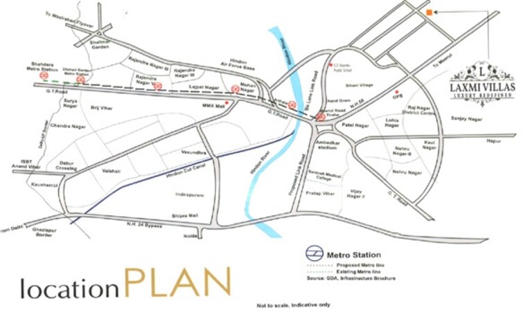 Ascent Laxmi Villas Location Image