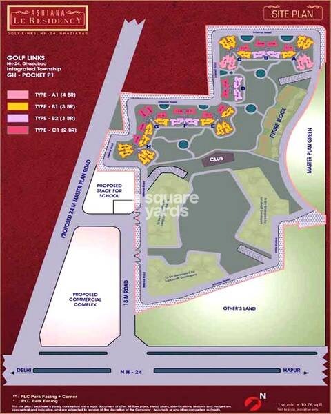 Ashiana Le Residency Master Plan 1