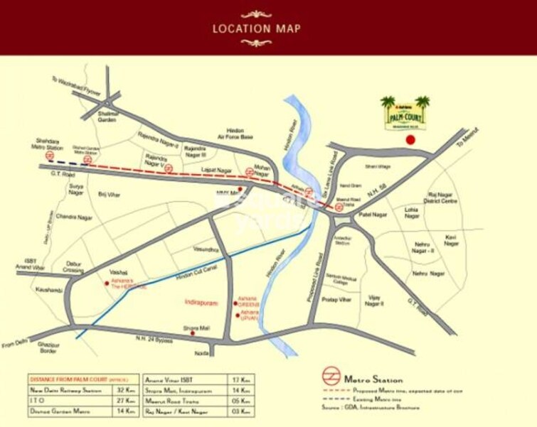 Ashiana Palm Court Location Image