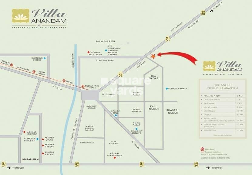 Ashiana Villa Anandam Location Image