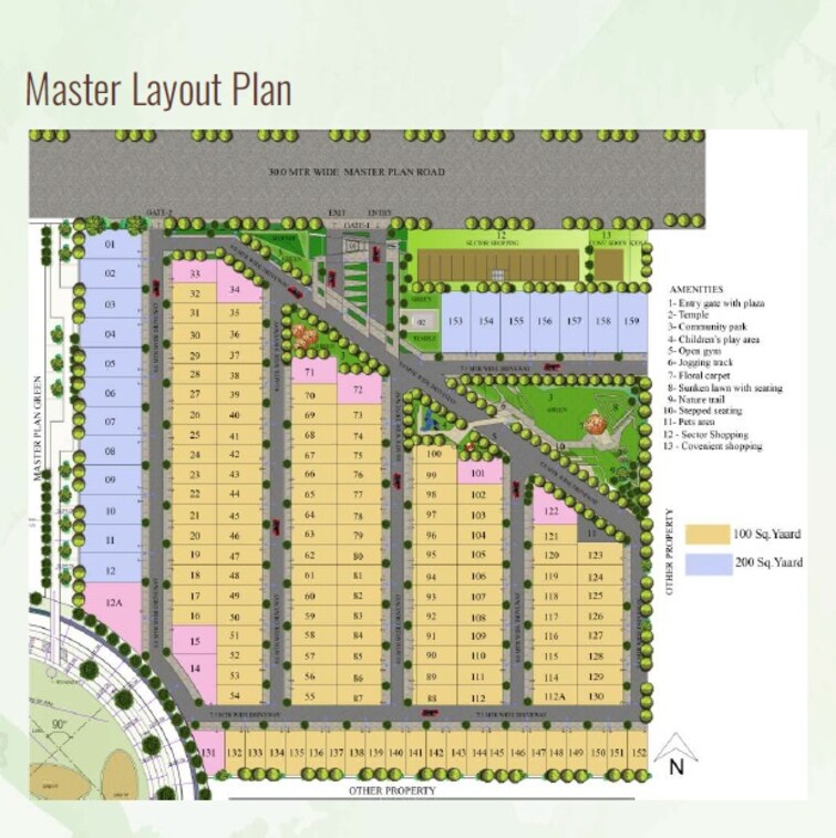 Assotech The Canopy Master Plan Image