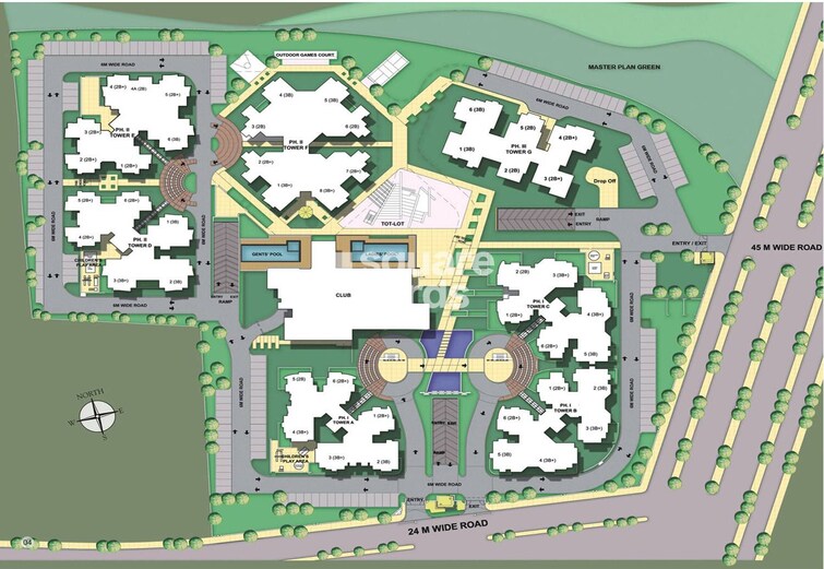 Assotech The Nest Master Plan Image