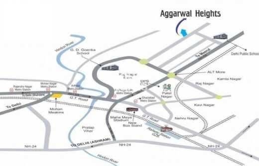 Bankey Bihari Aggarwal Heights Location Image