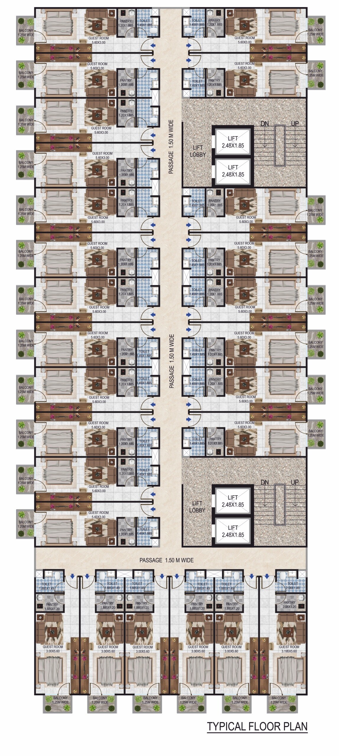Bluemoon Central Floor Plans