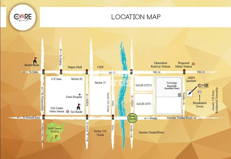 Concept Capital The Core Mall Location Image