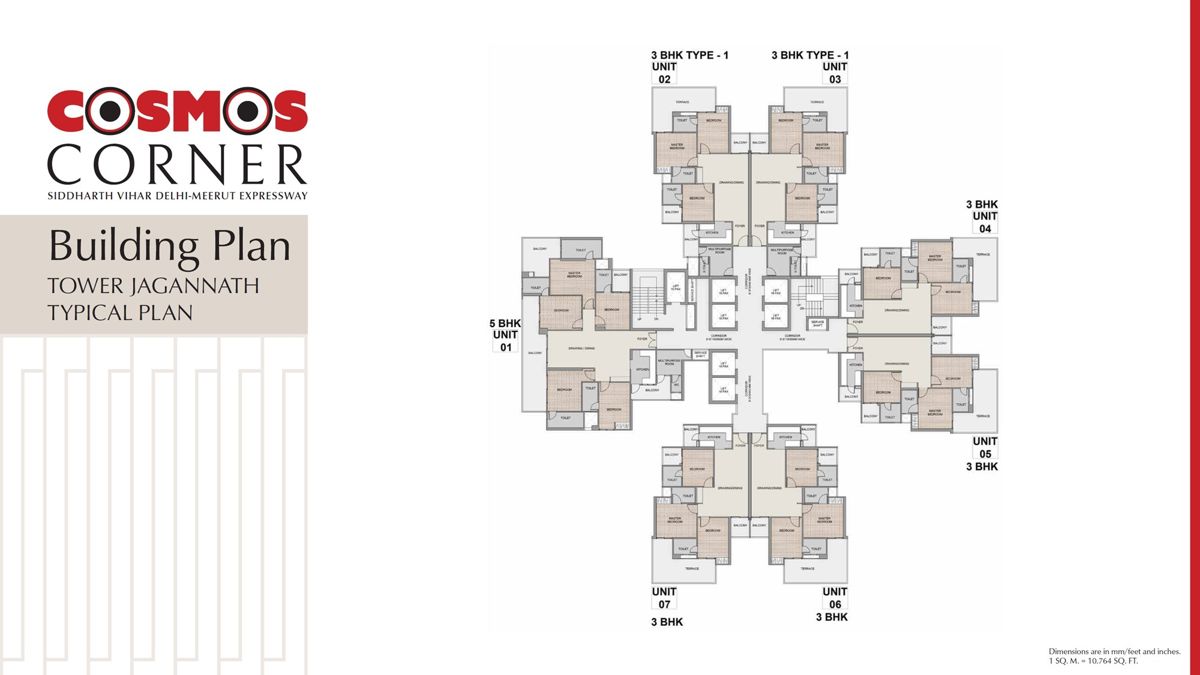 Cosmos Corner Floor Plans 1
