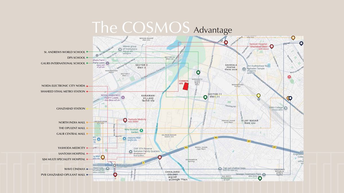 Cosmos Corner Location Image