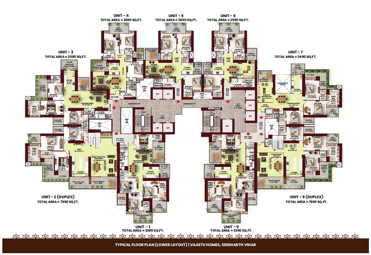 Envyrons Vaastu Homes Floor Plans