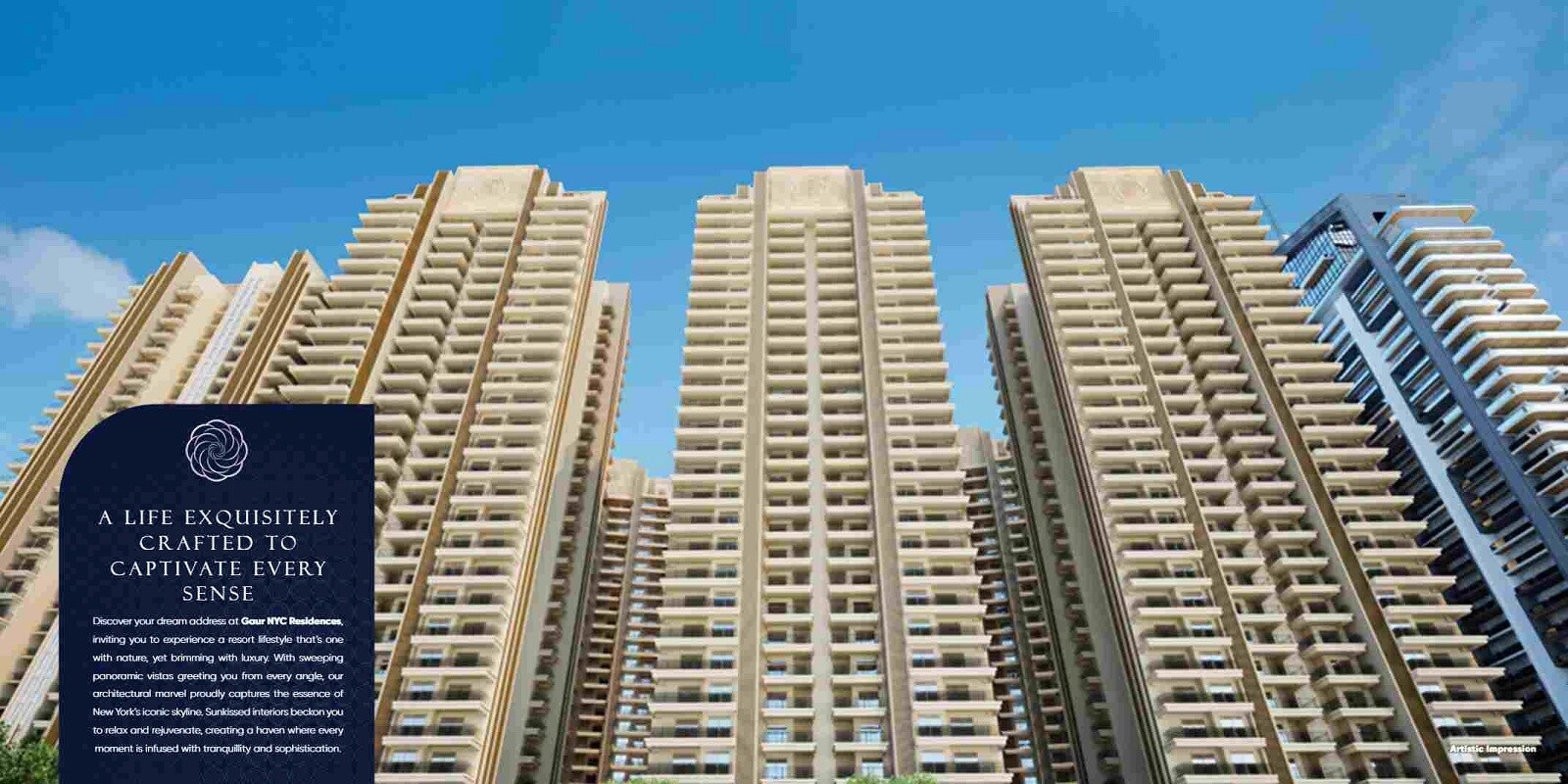 Gaur NYC Residences Apartment Exteriors 4