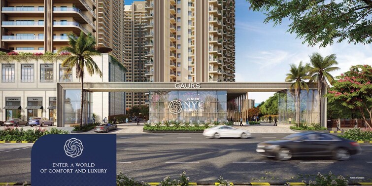 Gaur NYC Residences Entrance View