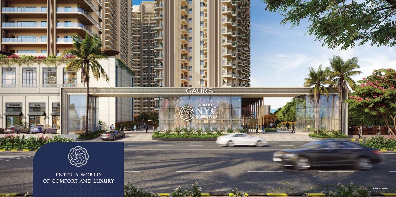 Gaur NYC Residences Entrance View