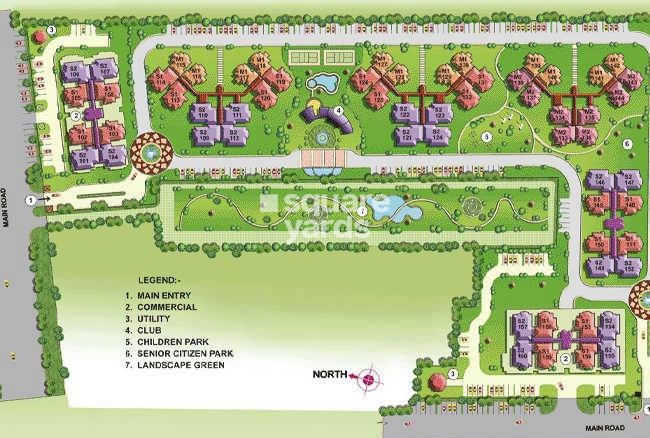 Gaurs Apartment Master Plan Image