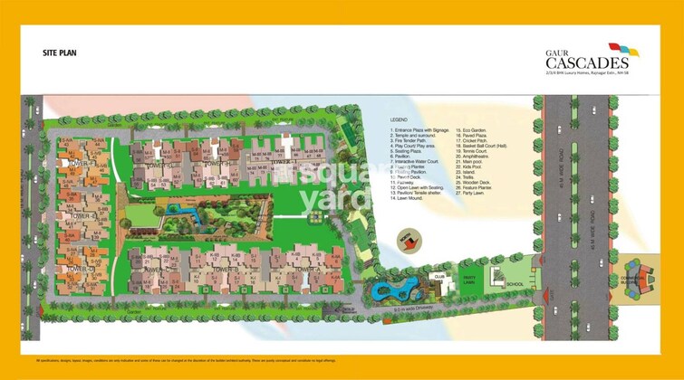 Gaurs Cascades Master Plan Image